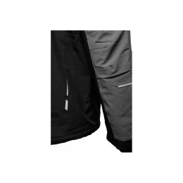 AMOS yтепленная куртка с капюшоном черная