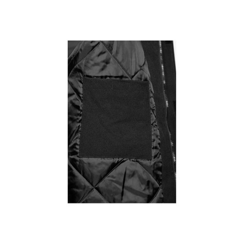 AMOS yтепленная куртка с капюшоном черная