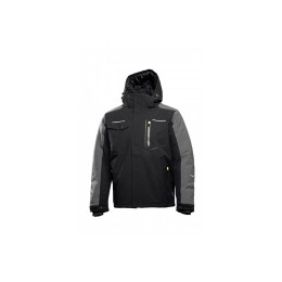 AMOS yтепленная куртка с капюшоном черная