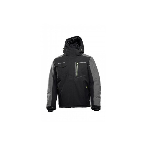 AMOS yтепленная куртка с капюшоном черная