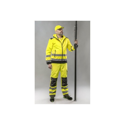 ARGEN Куртка сигнальная SOFTSHELL с капюшоном желтая