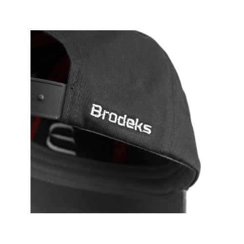 Бейсболка Brodeks KM130, серый/черный