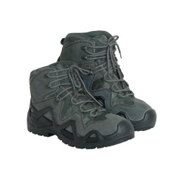 Ботинки СИРИУС-ДОЗОР замша (оливковые), ПУ-Нитрил