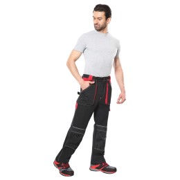 Брюки СИРИУС-АГАТ черный с красным