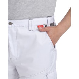 Брюки СИРИУС-ЦИТРИН белый со средне-серым