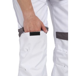 Брюки СИРИУС-ЦИТРИН белый со средне-серым