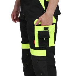 Брюки СИРИУС-ОНИКС черный с лимонным