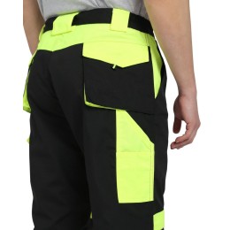 Брюки СИРИУС-ОНИКС черный с лимонным