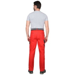 Брюки СИРИУС-ПРЕСТИЖ мужские летние красные с черным