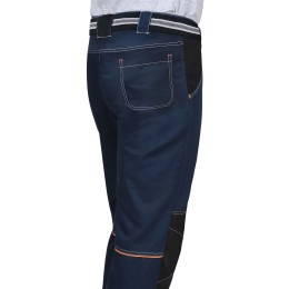 Брюки СИРИУС-ШАТЛ-РОСС с ремнем синие с черным