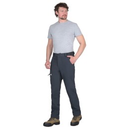 Брюки СИРИУС-СПЕЙС софтшелл сине-серые