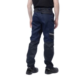 Брюки сварщика 1 класса Brodeks FS 38-01, т.синий/черный
