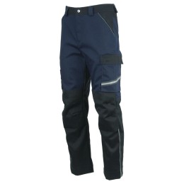 Брюки сварщика 1 класса Brodeks FS 38-01, т.синий/черный