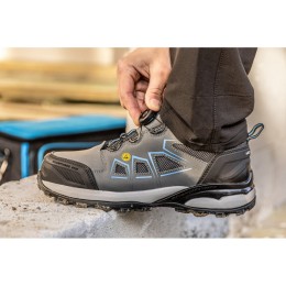 FULDE Полуботинки рабочие LACE SYSTEM S3S SR FO ESD серый/синий