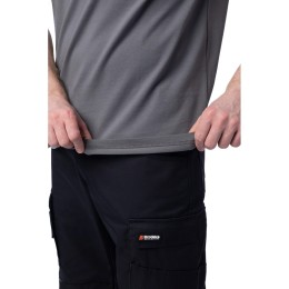 Футболка Brodeks KS705, серая