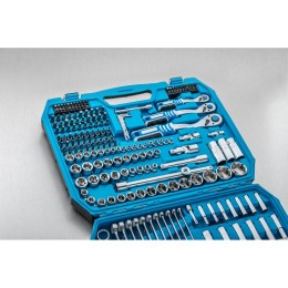 HOEGERT Набор инструментов, 222 шт., 1/4″, 3/8″,1/2