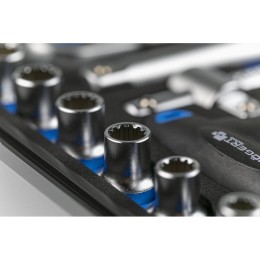 HOEGERT Набор инструментов 60 шт., 1/4″, 1/2