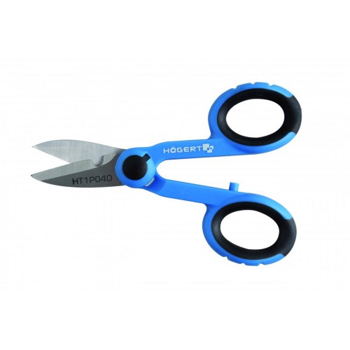 HOEGERT Ножницы электрика усиленные для проводов