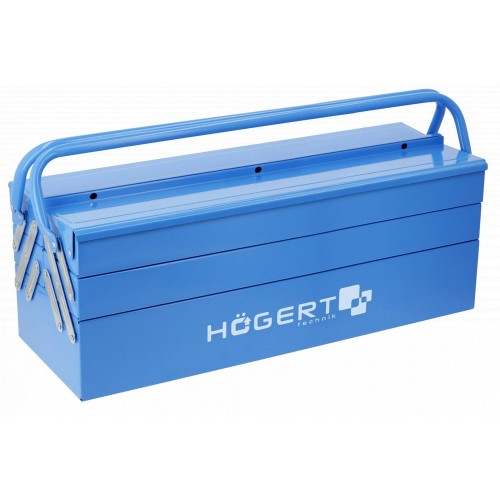 HOEGERT Ящик для инструментов металический 5 отделений 53 × 20,5 × 20 cм