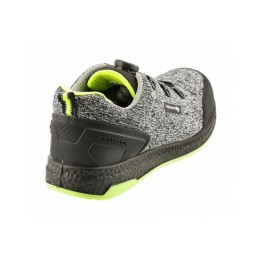 KEMINITZ Полуботинки рабочие LACE SYSTEM S1PS SR FO серый меланж/зеленый