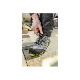 KEMINITZ Полуботинки рабочие LACE SYSTEM S1PS SR FO серый меланж/зеленый