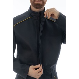 Комбинезон сварщика 2 класса Brodeks FS 58-02, черный