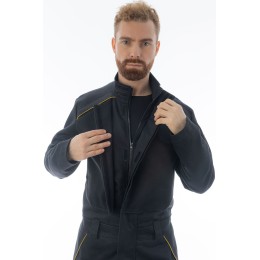 Комбинезон сварщика 2 класса Brodeks FS 58-02, черный