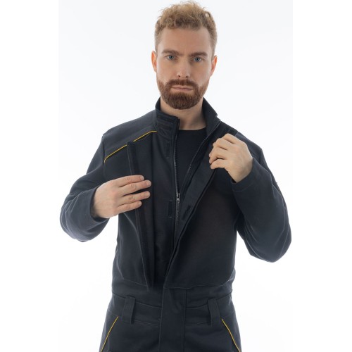 Комбинезон сварщика 2 класса Brodeks FS 58-02, черный
