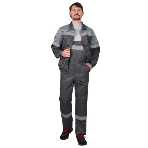 Костюм "ЛЕГИОНЕР" летн, куртка, кор., п/к. т.серый со светло-серым 