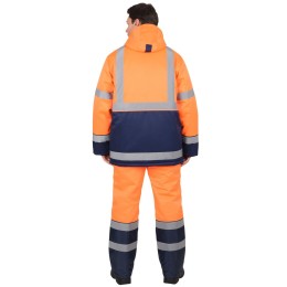 Костюм "МАГИСТРАЛЬ-3" куртка, п/к син. с оранж. Гретта