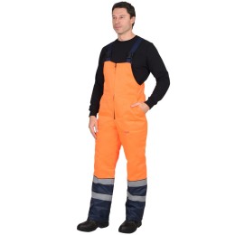 Костюм "МАГИСТРАЛЬ-3" куртка, п/к син. с оранж. Гретта