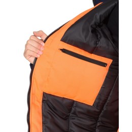 Костюм "МАГИСТРАЛЬ-3" куртка, п/к син. с оранж. Гретта