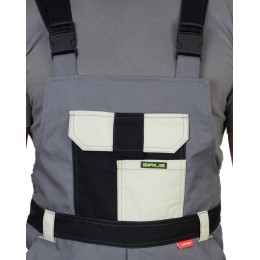 Костюм "СИРИУС-БОСТОН" : куртка кор., п/комб. ср.серый с молочным и черным