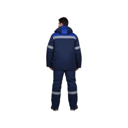 Костюм "СИРИУС-Рост-Арктика": курт.брюки, синий с васильковым 