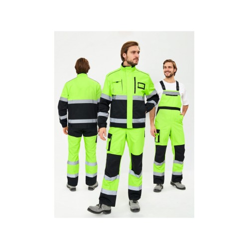 Костюм сигнальный ProfLineSpecialist-2 куртка  п/к, желтый/черный 