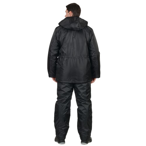 Костюм СИРИУС-БЕЗОПАСНОСТЬ куртка, п/к черный