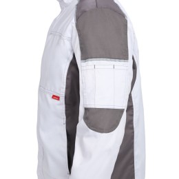 Костюм СИРИУС-ЦИТРИН куртка, брюки белый со средне-серым