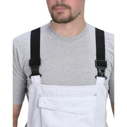 Костюм СИРИУС-ЦИТРИН куртка, п/к белый со средне-серым