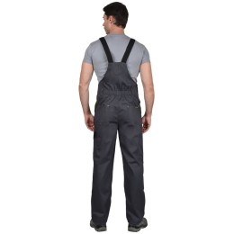 Костюм СИРИУС-ХОВАРД-МАСТЕР летний: куртка, п/б, темно-серый с черной и лимонной отд.