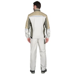 Костюм СИРИУС-КАСПИЙ куртка, брюки, молочный с оливой, песочным и СОП