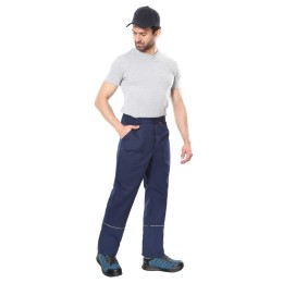 Костюм СИРИУС-МАСТЕР куртка длинная, брюки, синий с черным