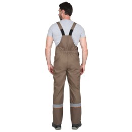 Костюм СИРИУС-МАСТЕР летний: куртка, п/к., кофейный с тёмно-коричневой отд.