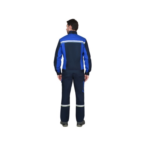 Костюм СИРИУС-ПРАКТИК-ЛЮКС-РОСС куртка, п/к т.синий с васильк