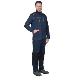 Костюм СИРИУС-ШАТЛ-РОСС куртка, полукомбинезон, синий с черным