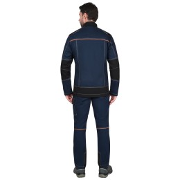 Костюм СИРИУС-ШАТЛ-РОСС куртка, полукомбинезон, синий с черным