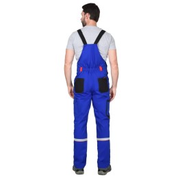 Костюм СИРИУС-СТАН куртка, п/к васильковый с красной и черной отделкой