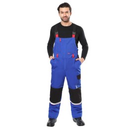 Костюм СИРИУС-СТАН зимний: куртка, п/к васильковый с черным и красным