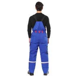 Костюм СИРИУС-СТАН зимний: куртка, п/к васильковый с черным и красным