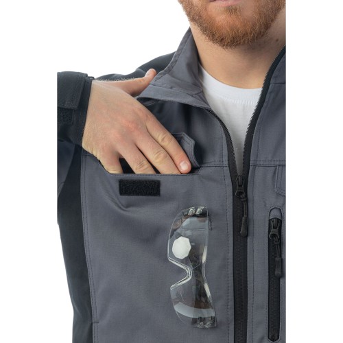 Куртка Brodeks KS202-C, графит серый/черный
