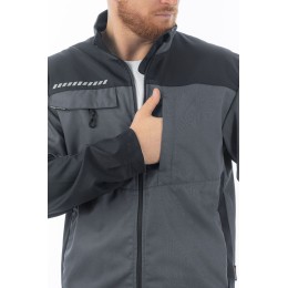 Куртка Brodeks KS234, серый/черный